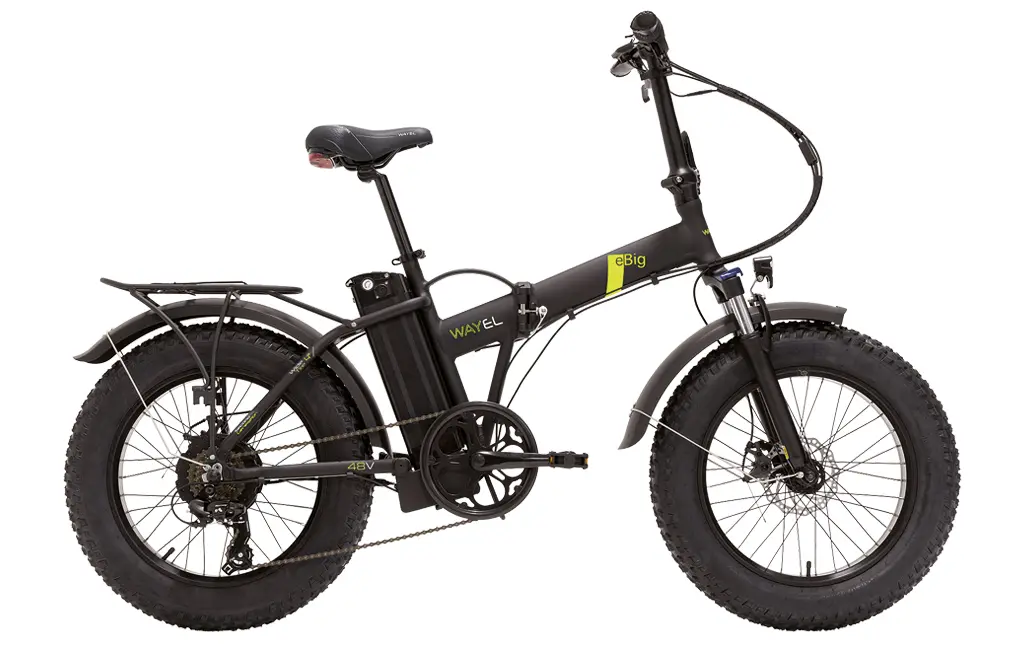 eBig 48V Ruote fat da 20″, divertimento anche nel fuoripista
